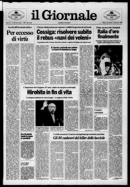 Il giornale : quotidiano del mattino